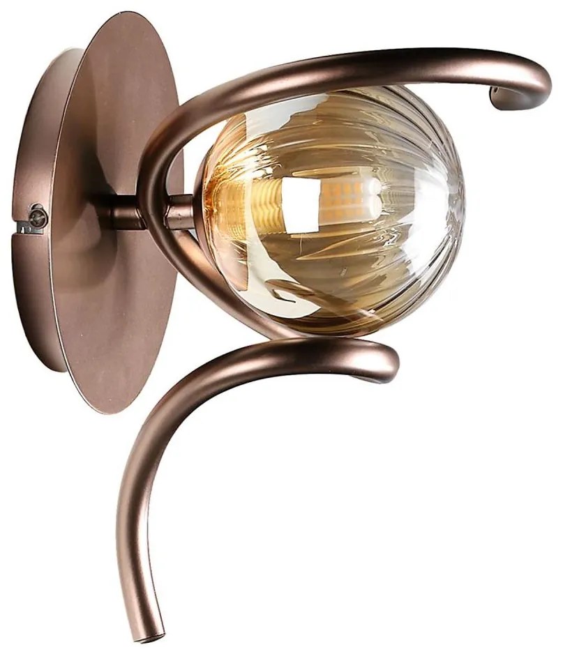 Aplică ONLI FRIDA 1xG9/10W/230V cupru