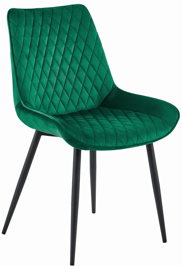 Scaun Bucatarie/Dining Rokko Verde Catifea Catifea