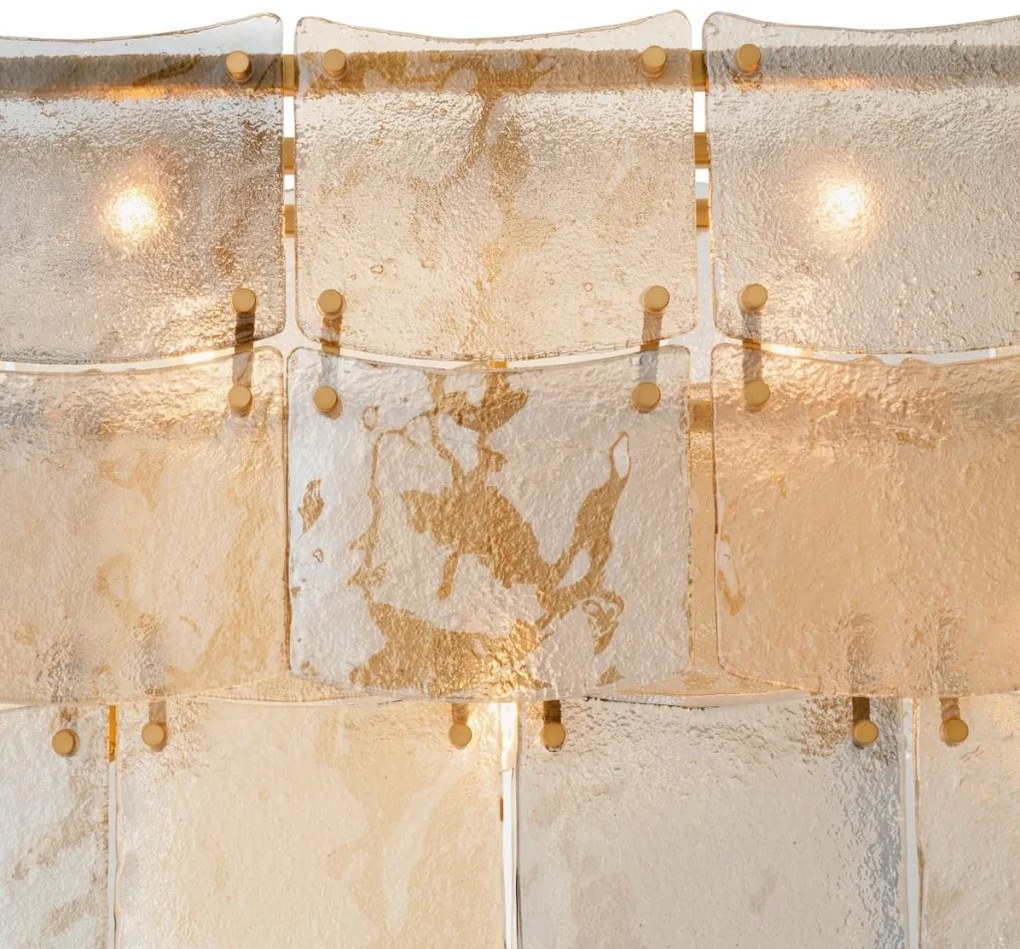 Candelabru design LUX, Sticla, Alama Antic, Laurent