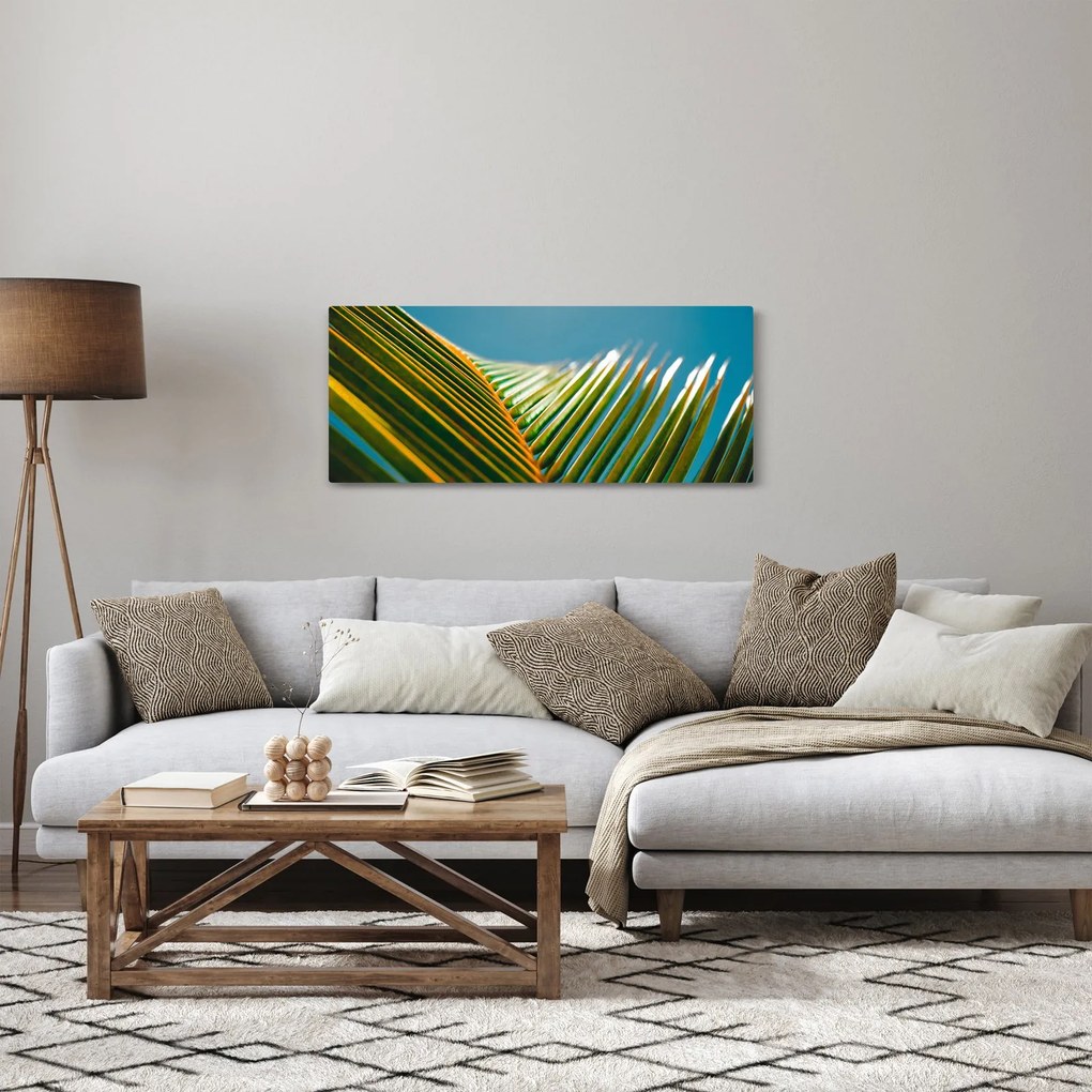 Tablou - Frunze de palmier (120x50 cm)