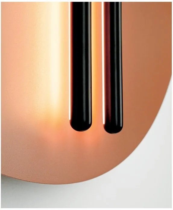 Plafoniera LED 13W 3000K BLACK STICK-BRICK RED ZB-2574