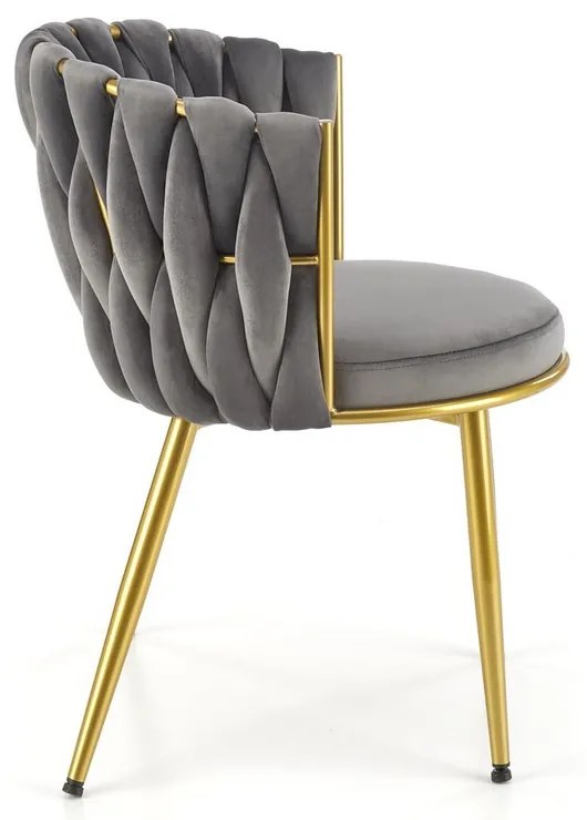 Scaun de bucaterie Naomi, gri