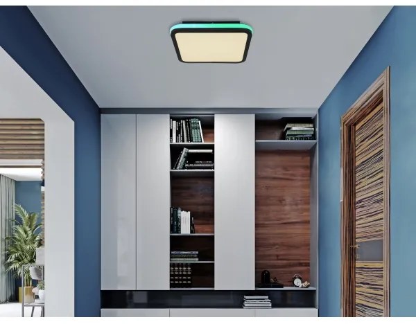 Plafonieră LED RGBW dimabilă JAXXI LED/40W/230V Globo 41391-40 + telecomandă