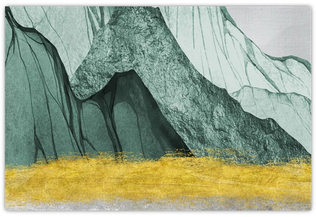 Tablou - Munții Smarald N⁰2 (90x60 cm)