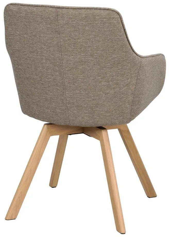 Set de scaune de sufragerie bej 2 buc. tapițat Alison – Rowico