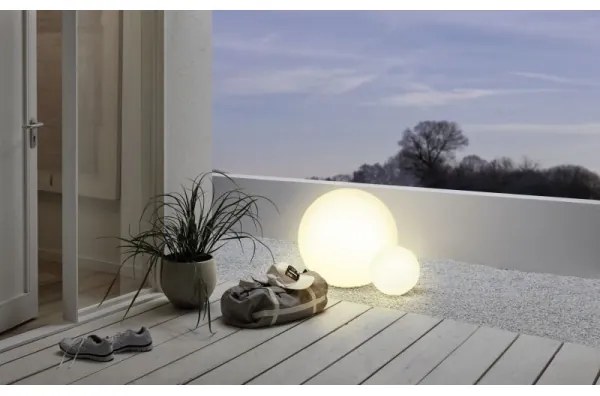 Lampă LED RGBW de exterior Eglo 55786 MONTEROLO-C 1xE27/9W/230V IP65 d. 30 cm + telecomandă