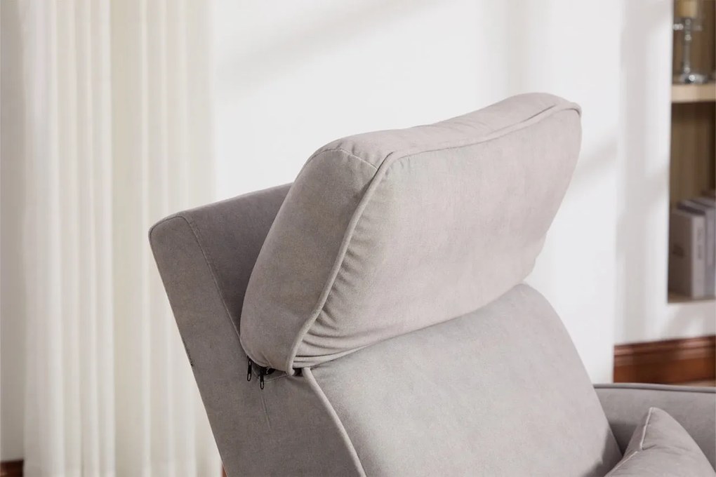 Fotoliu recliner electric dumonde cu funcție de balansare ,rotire și incarcare USB C Tavero