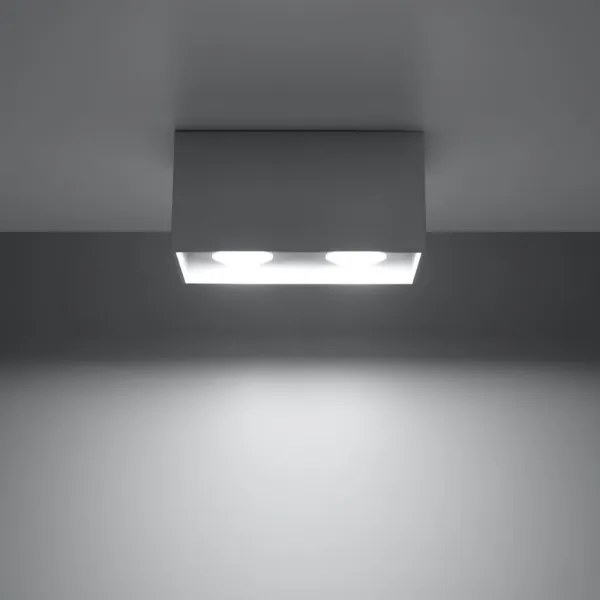 Plafonieră QUAD 2xGU10/40W/230V