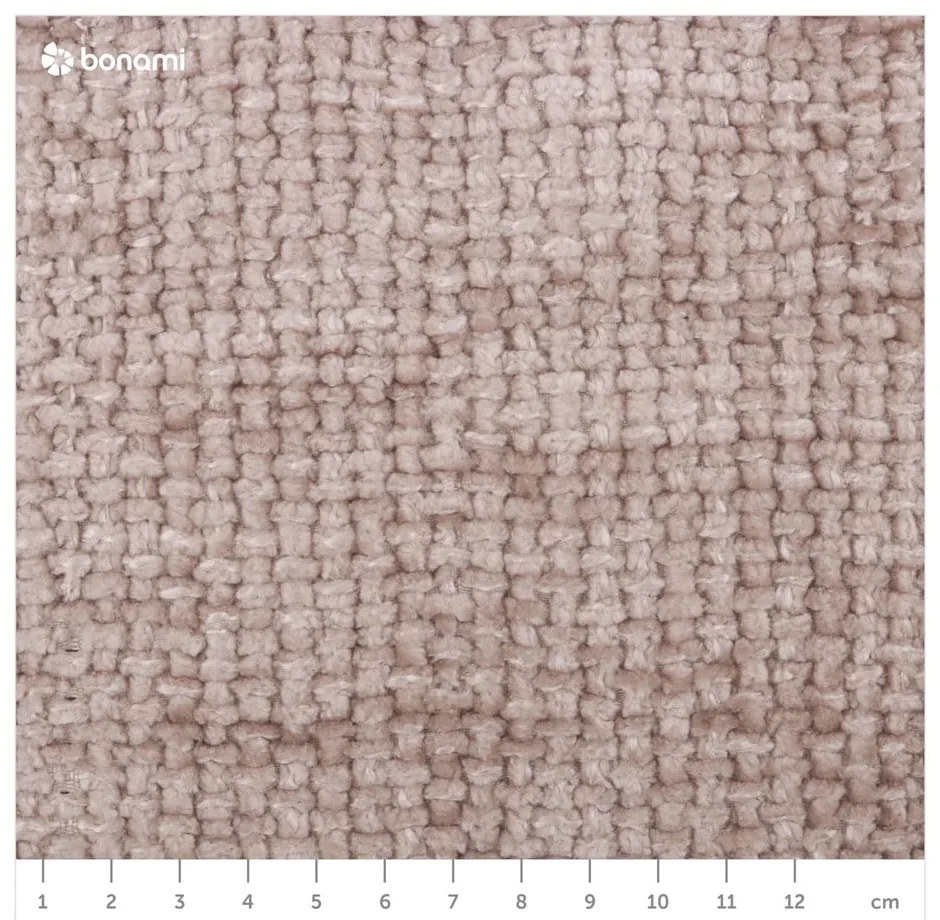 Pat matrimonial bej tapițat cu spațiu de depozitare cu somieră 140x200 cm Bellis – Micadoni Home