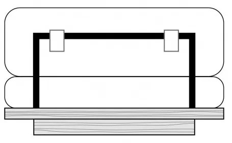 Modul canapea 90 cm, maro, din piele naturala, Oxford