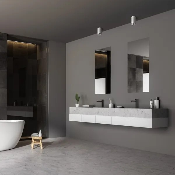 Plafonieră pentru baie LOLA 1xGU10/35W/230V IP54 RED-Design Rendl-R13542