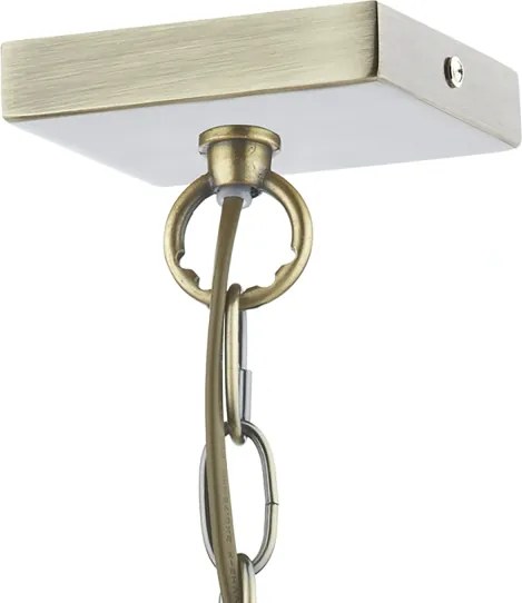 Där Lighting CHU0175 - Lustră cu lanț CHURCHILL 1xE27/60W/230V alamă