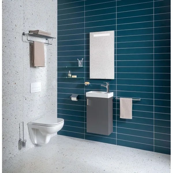 Dulap de baie cu lavoar JIKA H45J5111753011 PETIT 58,5x38,6 cm gri