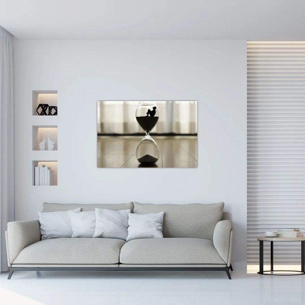 Tablou cu clepsidra (90x60 cm)