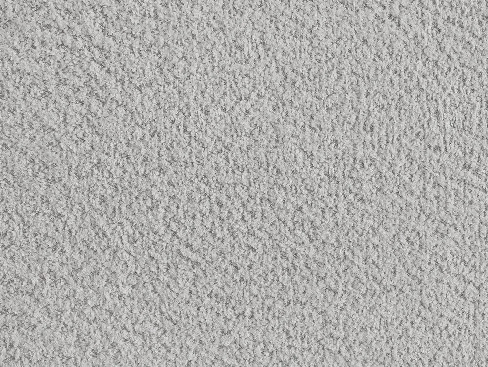 Pat matrimonial gri deschis tapițat cu spațiu de depozitare/fără tăblie cu somieră 180x200 cm Inera – Bobochic Paris