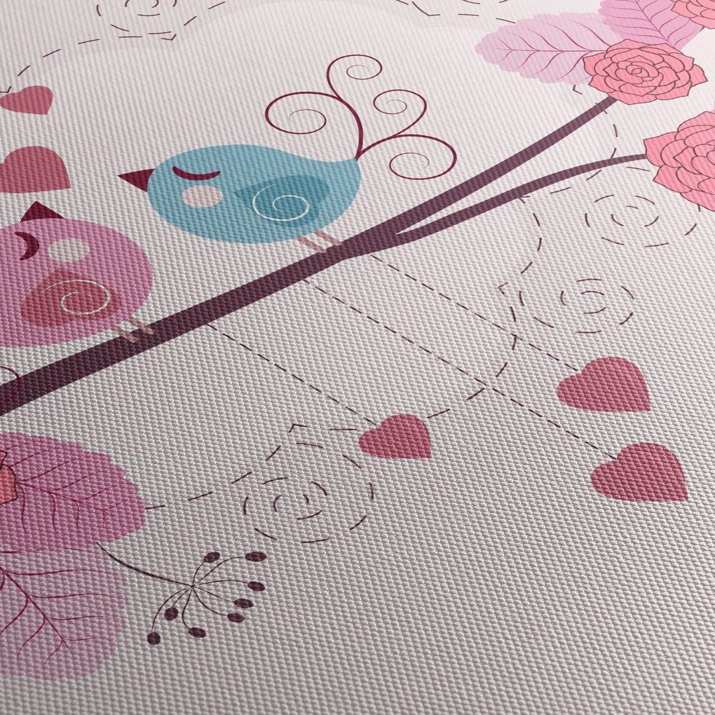 Tablou - Timpul de iubire (cu ceas) (90x30 cm)