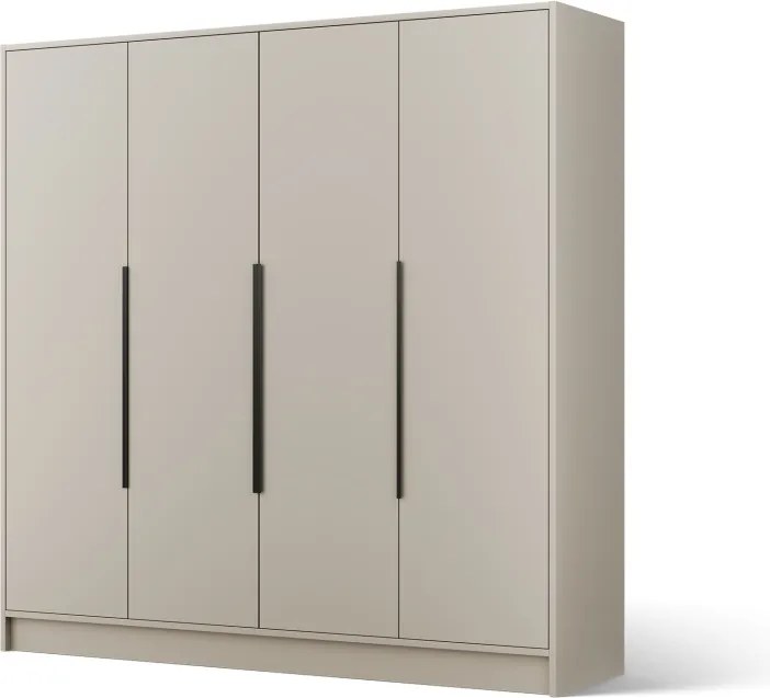Dulap Palladio Hinged – 200x51x200 cm – Cașmir – Palladio 200 Hinged Dulap – Varianta 1