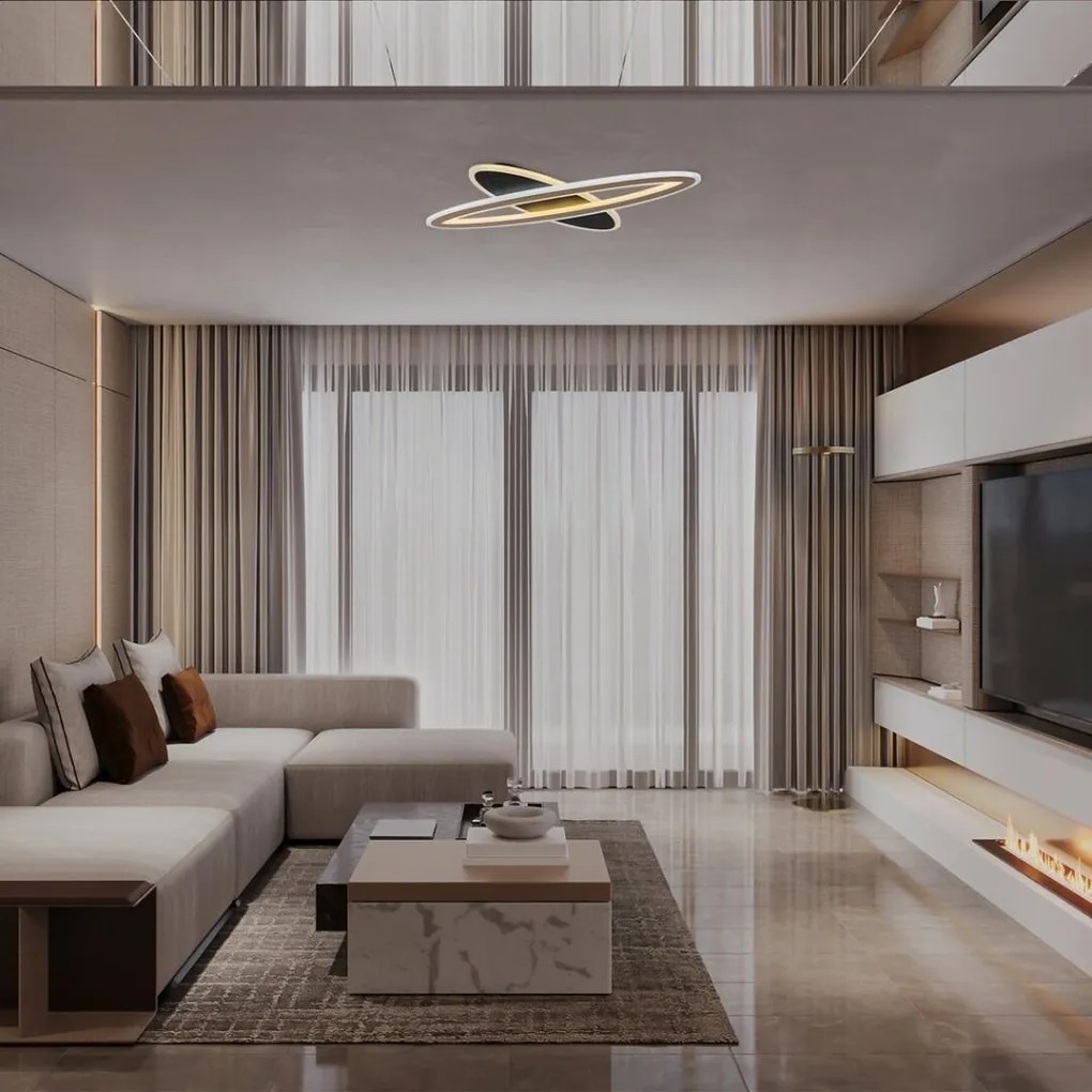 Plafoniera LED design modern cu telecomanda Taneli 2