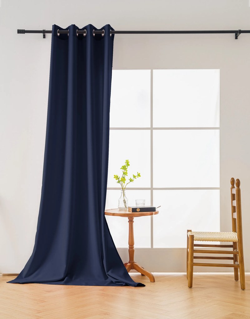 Draperie albastru inchis OXFORD 140x250 cm Agatat: Rejansa