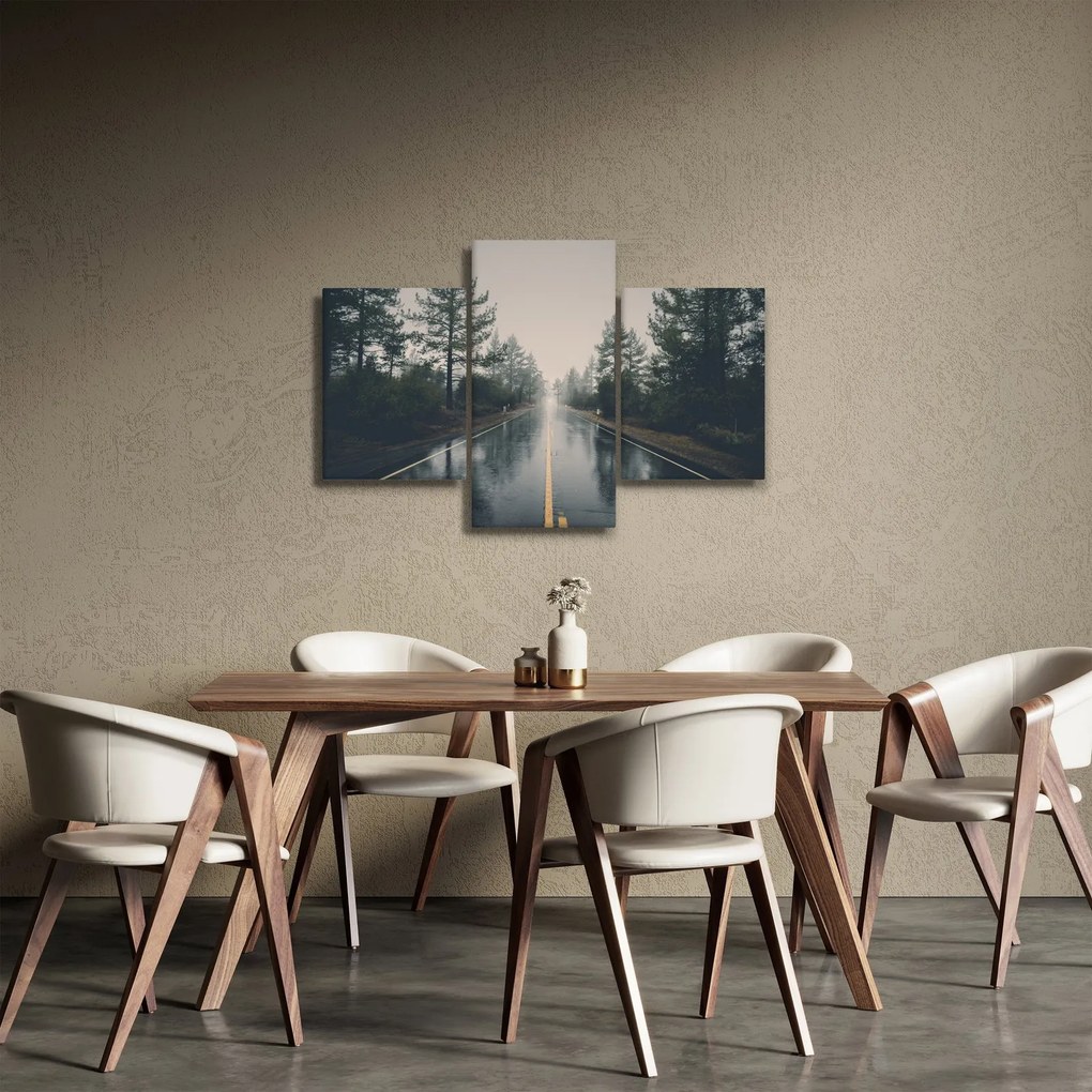 Tablou - Drum în ploaie (90x60 cm)