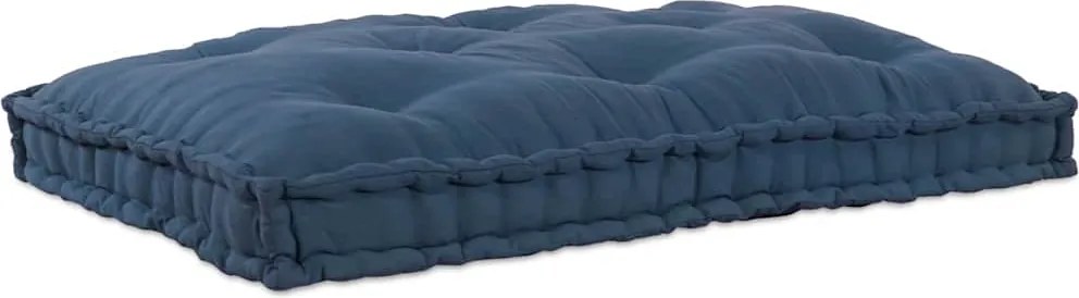 vidaXL Sofa modular patchwork Indigo 120 x 80 x 12 cm țesătură