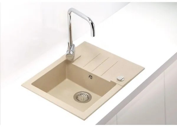 Chiuvetă de bucătărie ALVEUS 1090950 ROCK 59,5x47,5 cm bej
