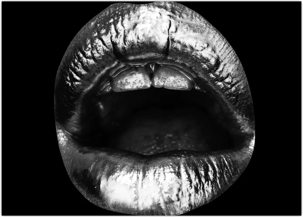 Tablou - Buze lucioase (70x50 cm)