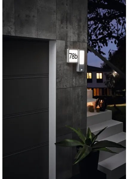 Eglo 97297 - LED Aplică perete exterior CHEIRA 2xLED/2,7W + 1xLED/3,6W/230V