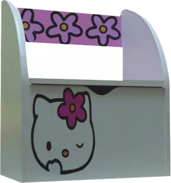 Bancuta pentru fetite cu lada de depozitare Kitty