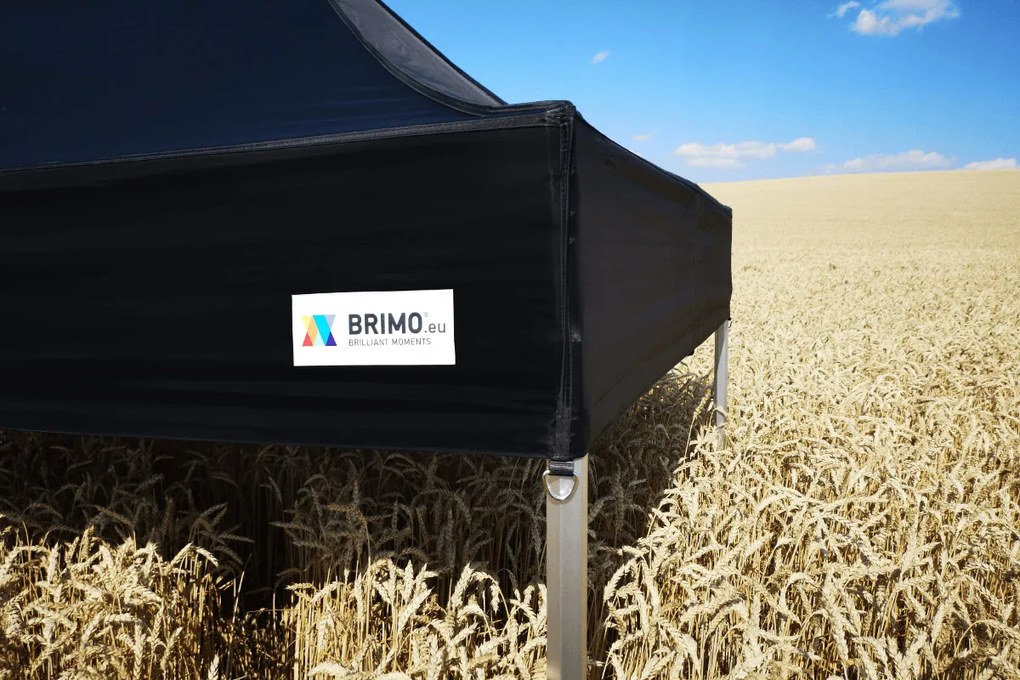 Cort de petrecere premium 3x3 m din aluminiu | Rezistență maximă – BRIMO - cu 3 pereți - Albastru