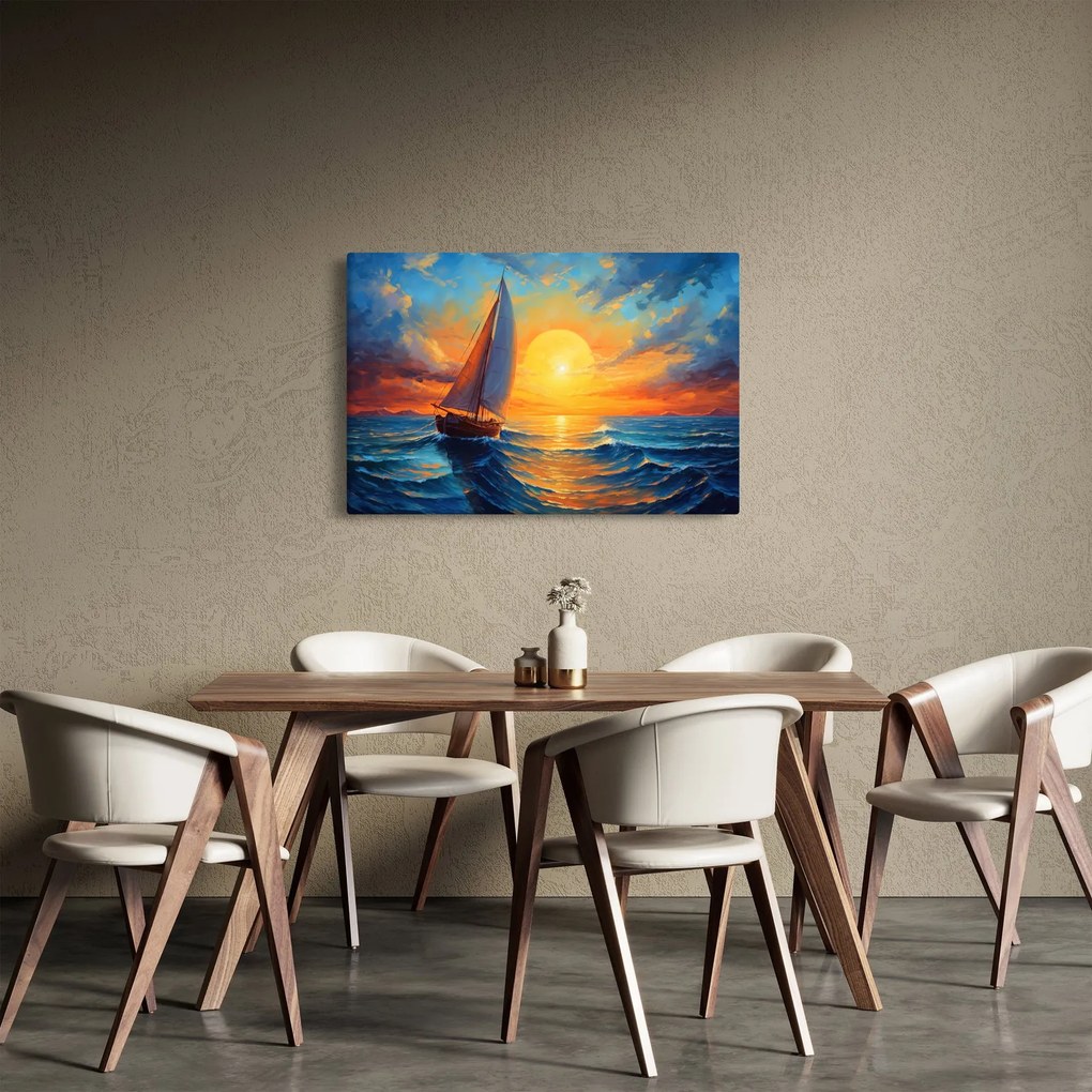 Tablou - Sailboats (90x60 cm)