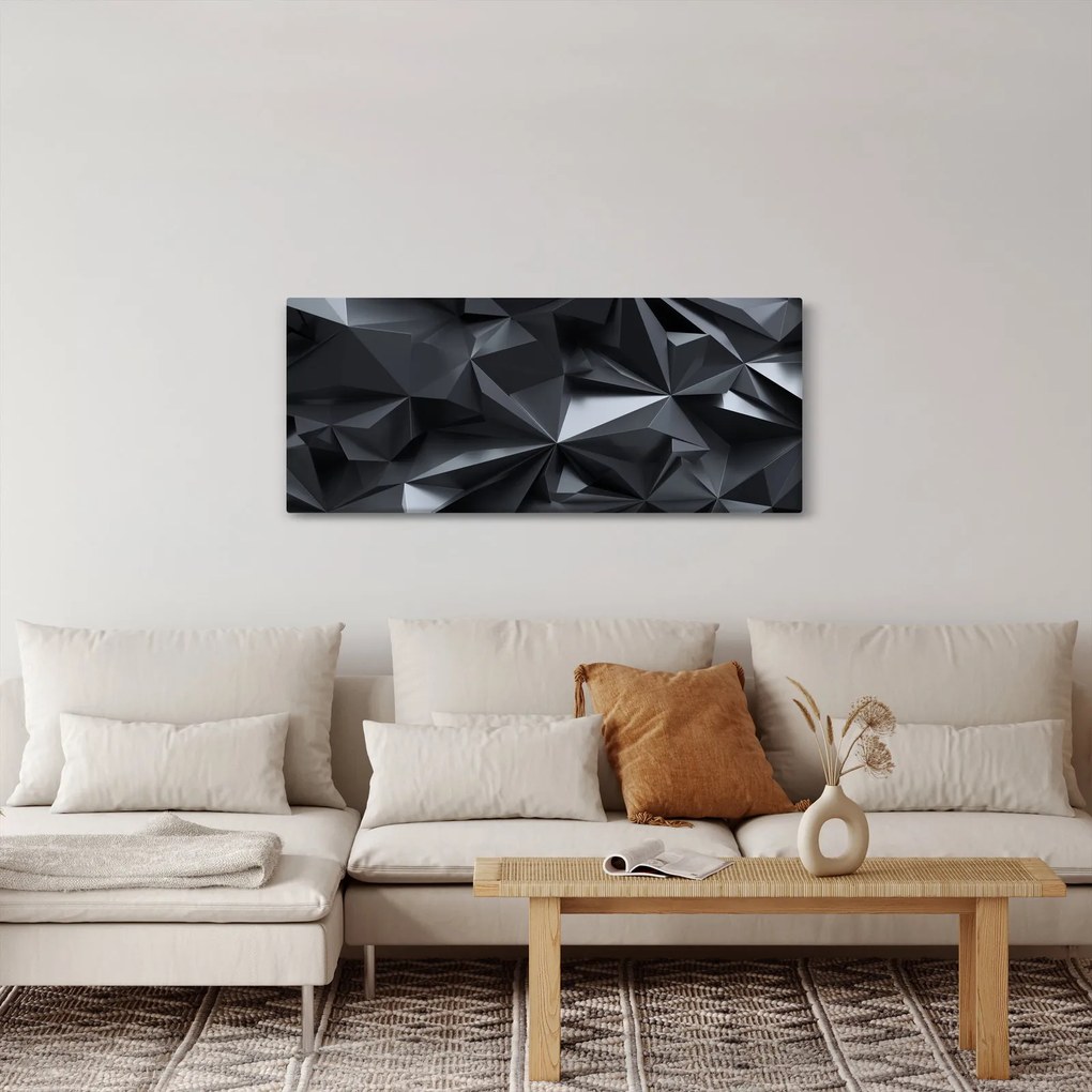Tablou - Abstracție geometrică (120x50 cm)