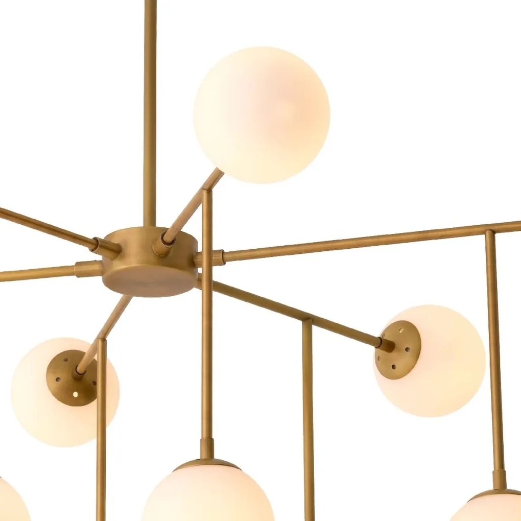 Lustra moderna cu 12 surse de lumina design LUX Aram