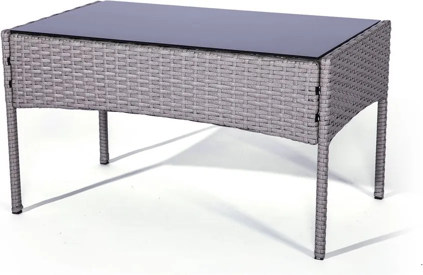 Set mobilier de grădină Le Bonom Fila, gri deschis