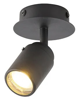 Spotlight modern pentru baie negru IP44 - Ducha