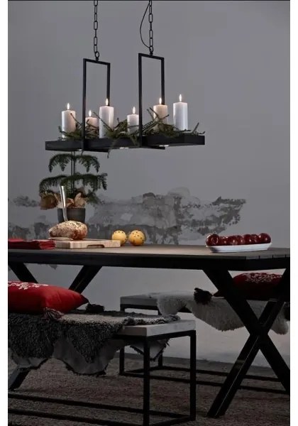 Markslöjd 105780 - LED Lustră dimmabilă pe lanț TRAY 3xLED/3W/230V negru