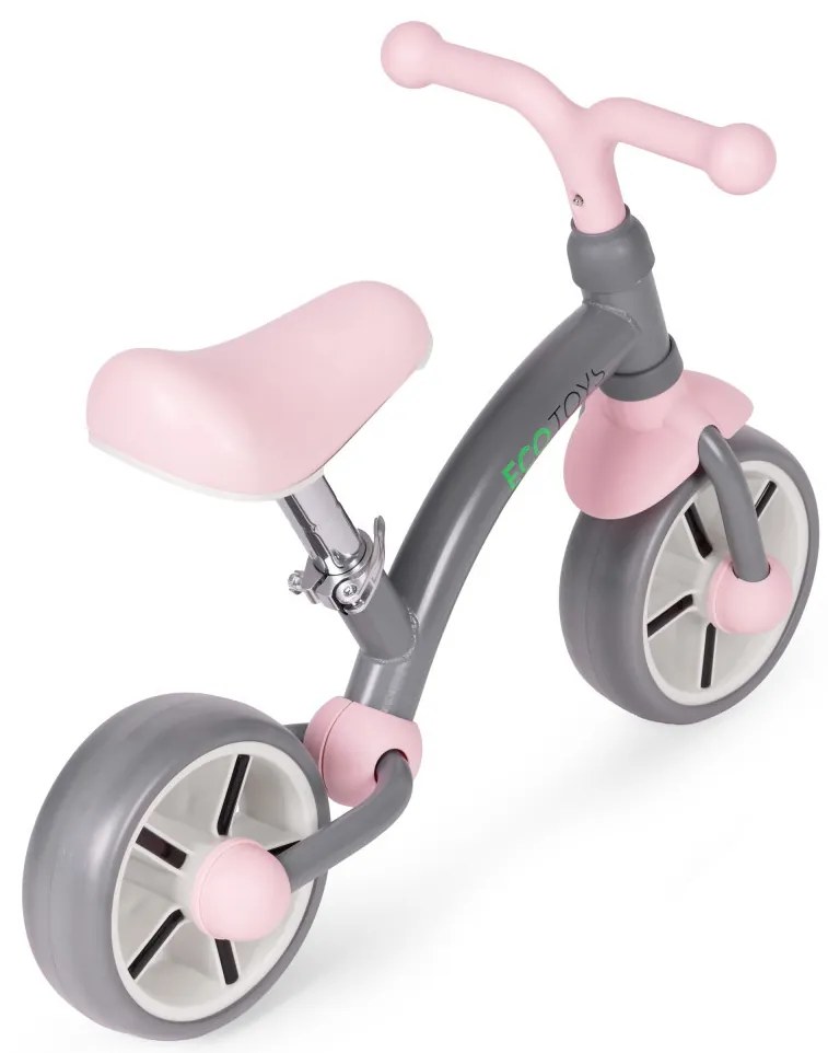 Bicicleta Jogging cu roți EVA scaun reglabil gri