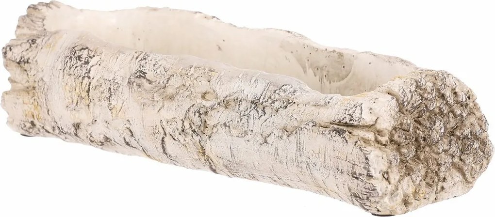 Husă pentru flori - jardiniere, imitație de mesteacăn, 32 x 12 x 8 cm, 32 cm