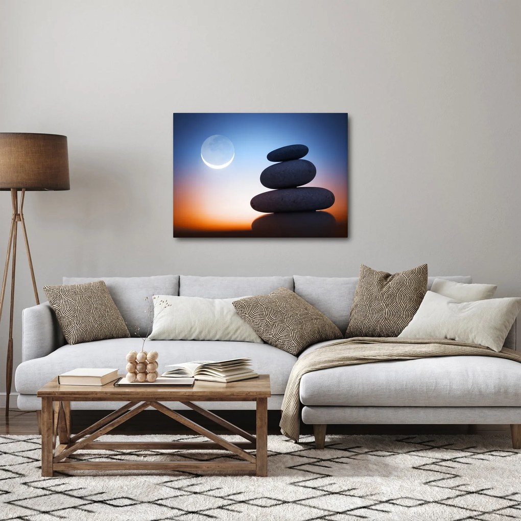 Tablou cu pietre suprapuse (70x50 cm)