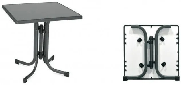 Măsă metalică PIZZARA 70 x 70 cm