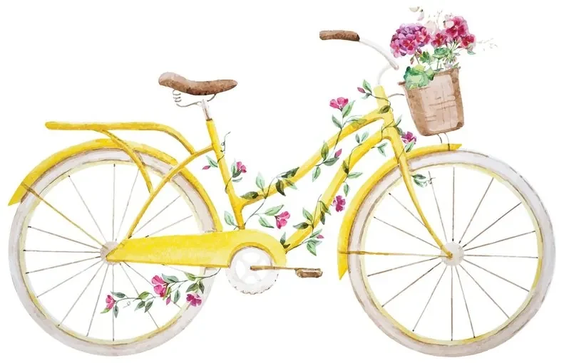 Tablou ilustrația bicicletei retro