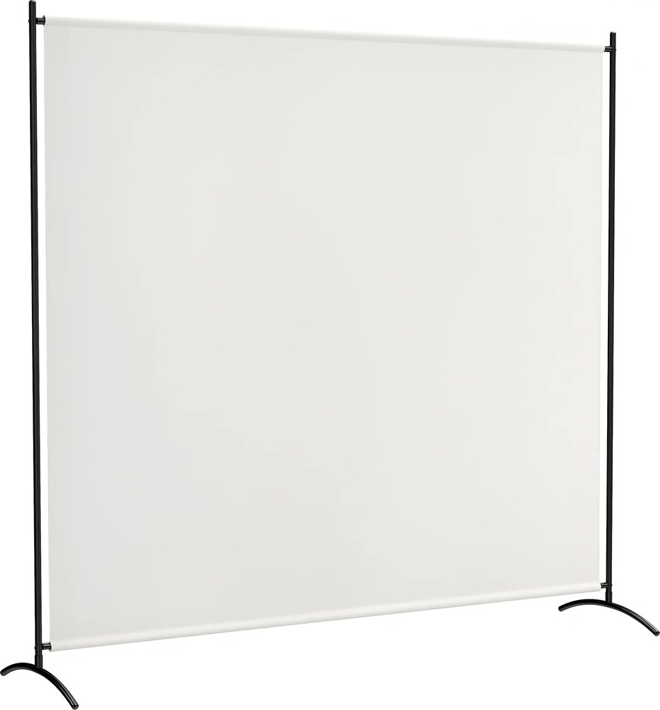 Outsunny Paravan exterior cu panou unic, separator de încăpere de 180H cm cu protecție UV30+, Bej | Aosom Romania