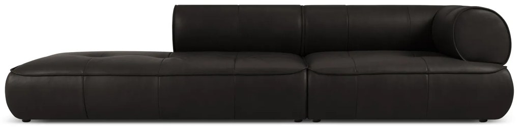 Canapea Lily cu 4 locuri si tapiterie din piele naturala