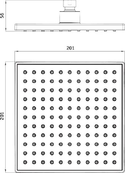 Dispersor fix - anticalcar 20x20 cm NAC_03QK