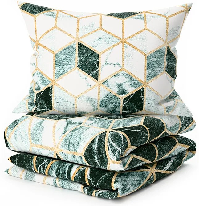 Lenjerie de pat din microfibra ATHENA verde Dimensiune lenjerie de pat: 70 x 90 cm | 140 x 220 cm