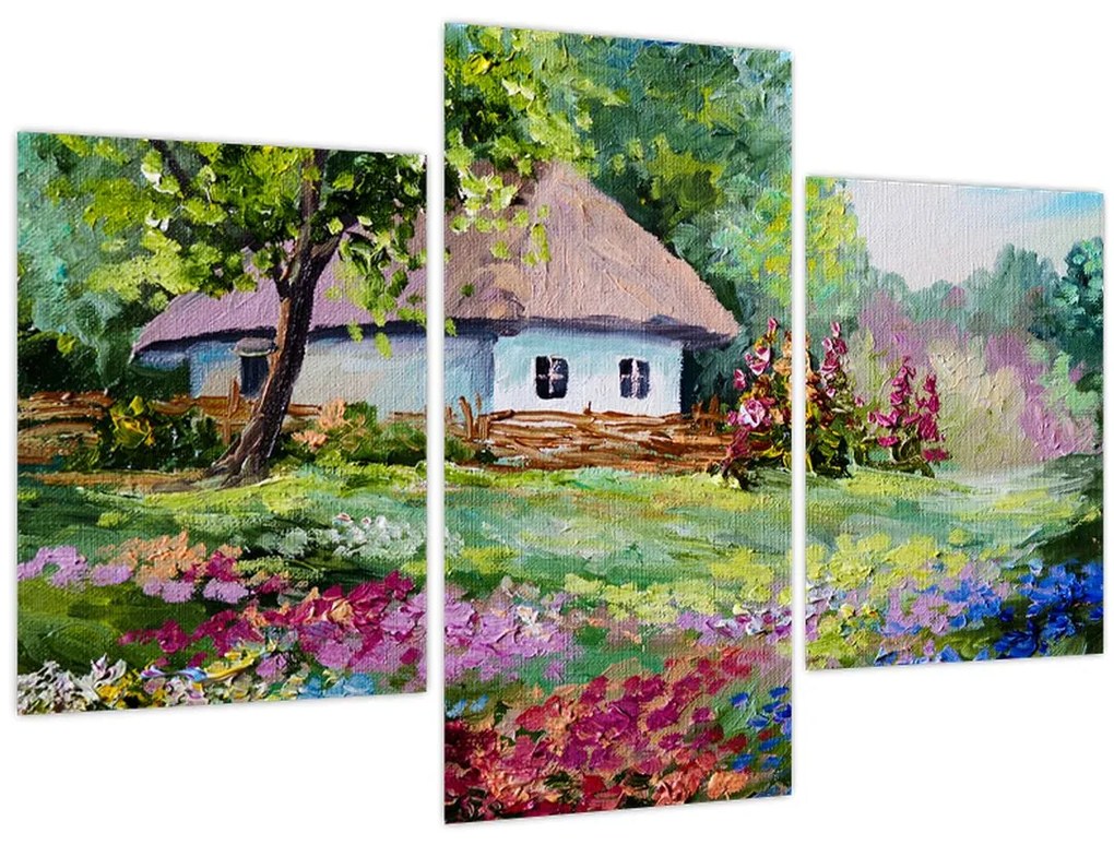 Tablou - Cabană (90x60 cm)