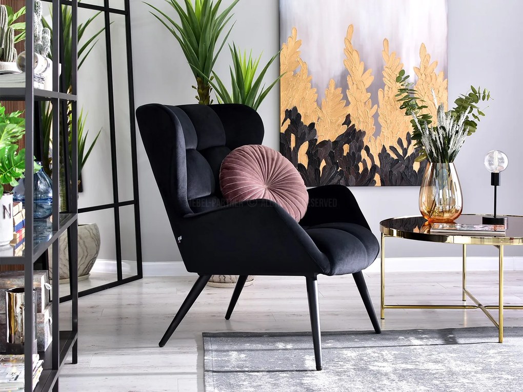 Fotoliu Kikino (negru). Promo -25%. 1110122