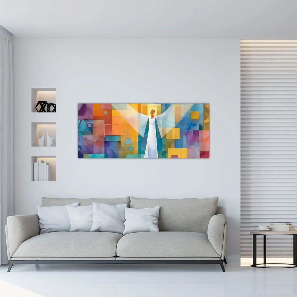 Tablou - Înger geometric (120x50 cm)