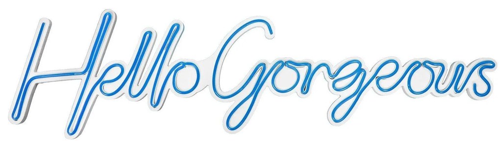 Aplica de Perete Neon Hello Gorgeous, 75 x 18 cm