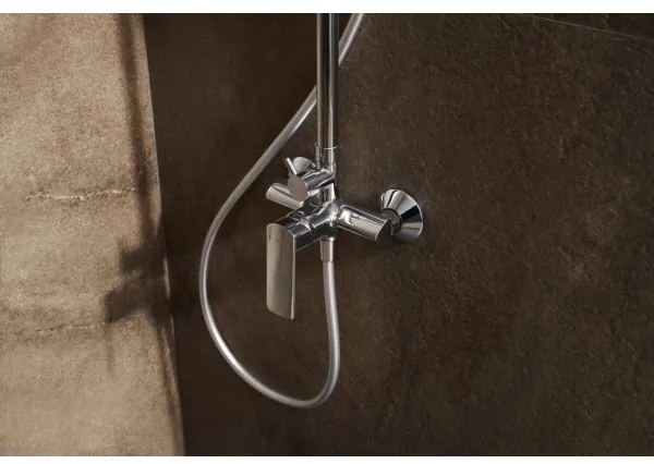 Set de duș cu baterie KFA Armatura 4426-910-00 AGAT alamă